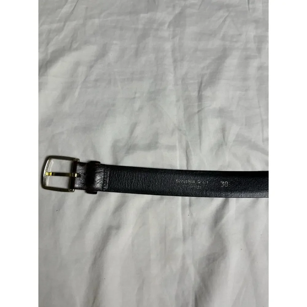 Steerhide Leather Belt Mens Size 38 Brown Heavy Duty Full Grain Western Dress